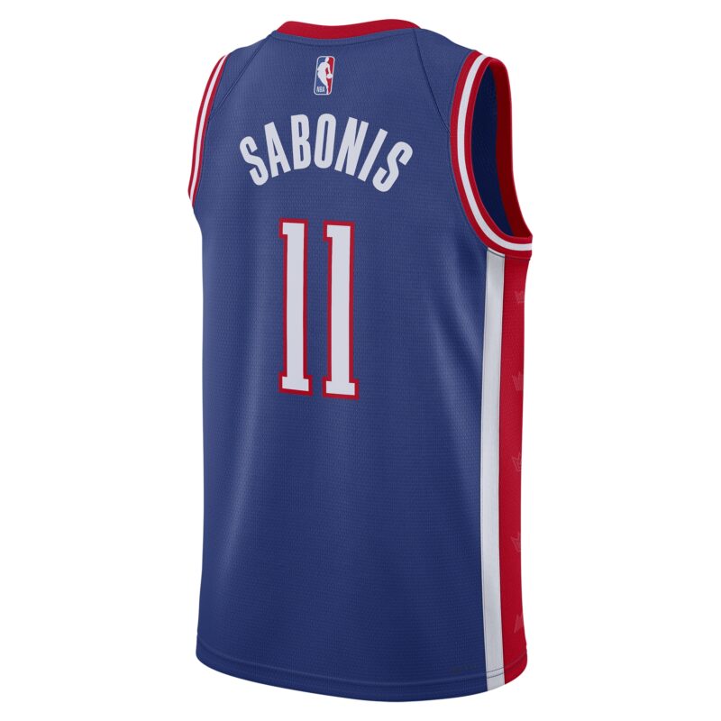 Domantas Sabonis Sacramento Kings Unisex 2024/25 Swingman Player Jersey - City Edition - Blue - Image 3