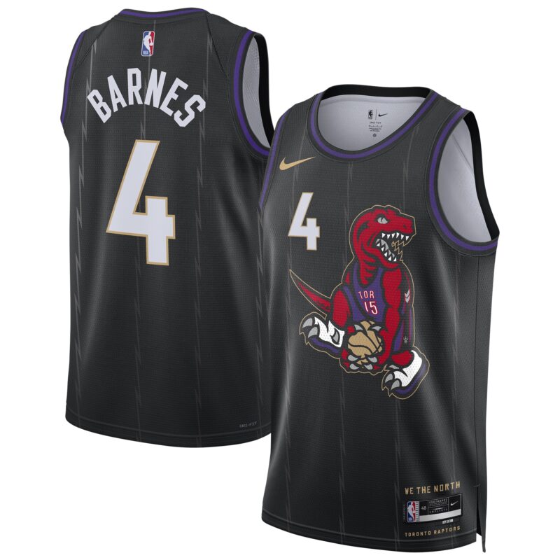 Scottie Barnes Toronto Raptors Unisex 2024/25 Swingman Player Jersey - City Edition - Black