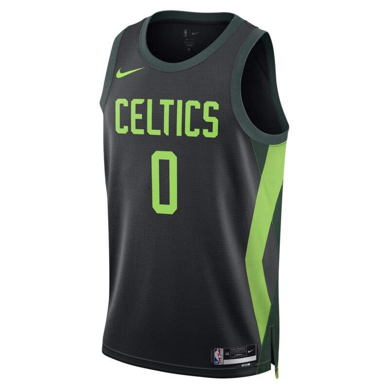 Jayson Tatum Boston Celtics Unisex 2024/25 Swingman Player Jersey - City Edition - Black - Image 2