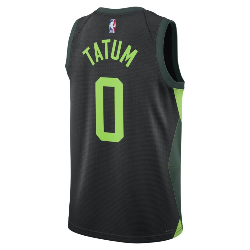 Jayson Tatum Boston Celtics Unisex 2024/25 Swingman Player Jersey - City Edition - Black - Image 3