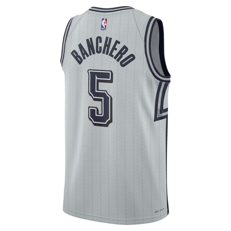 Paolo Banchero Orlando Magic Unisex 2024/25 Swingman Player Jersey - City Edition - Silver - Image 3