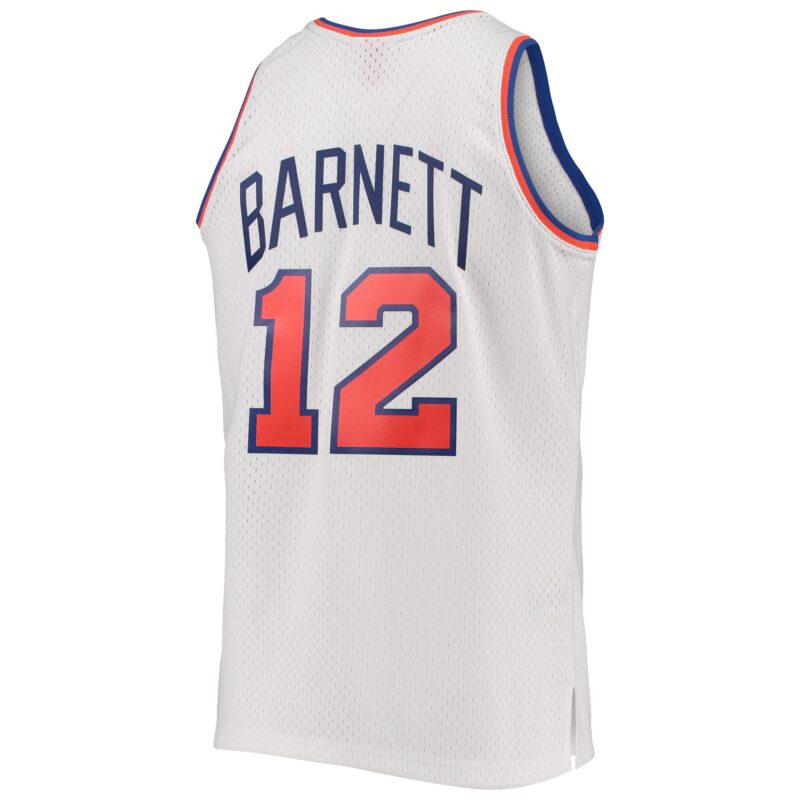 Dick Barnett New York Knicks Mitchell & Ness 1969/70 Hardwood Classics Swingman Jersey - White - Image 3