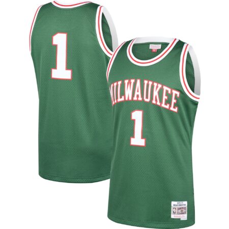 Oscar Robertson Milwaukee Bucks Mitchell & Ness 1970/71 Hardwood Classics Swingman Jersey - Green