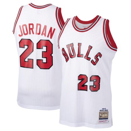 Michael Chicago Bulls Mitchell & Ness 1984/85 Hardwood Classics Rookie Jersey - White