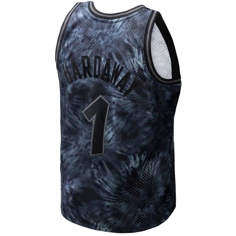 Penny Hardaway Orlando Magic Mitchell & Ness Hardwood Classics 1984/85 Tie-Dye Swingman Jersey - Black - Image 3