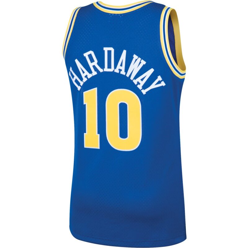 Tim Hardaway Golden State Warriors Mitchell & Ness 1990/91 Hardwood Classics Swingman Jersey - Royal - Image 3