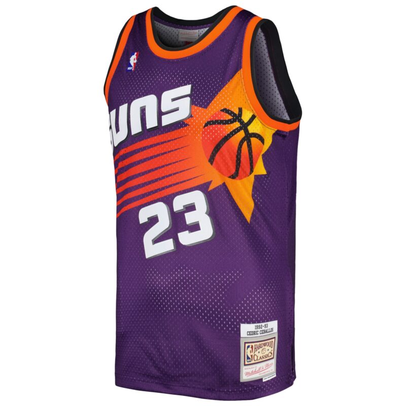 Cedric Ceballos Phoenix Suns Mitchell & Ness 1992/93 Hardwood Classics Swingman Jersey - Purple - Image 2