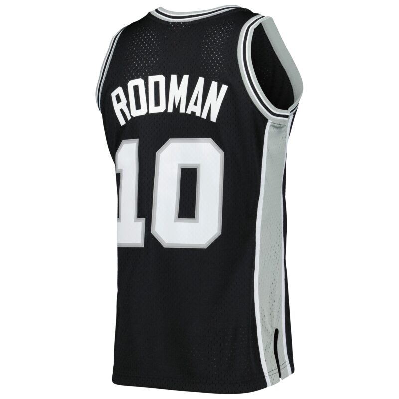 Dennis Rodman San Antonio Spurs Mitchell & Ness 1993/94 Hardwood Classics Swingman Jersey - Black - Image 3