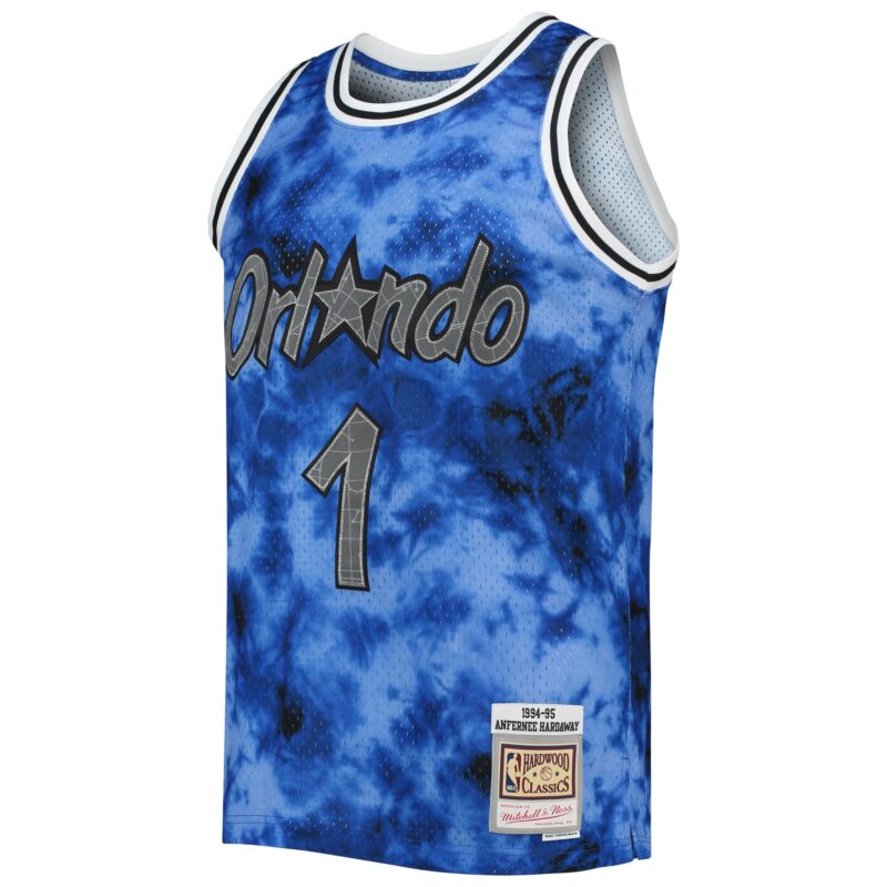Penny Hardaway Orlando Magic Mitchell & Ness 1994/95 Galaxy Swingman Jersey - Blue - Image 2