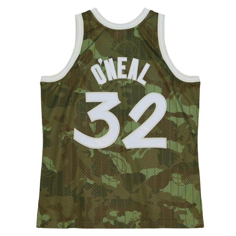Shaquille O'Neal Orlando Magic Mitchell & Ness Hardwood Classics 1994/95 Ghost Green Swingman Jersey - Camo - Image 3