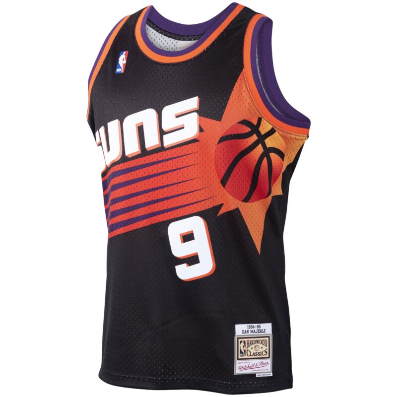 Dan Majerle Phoenix Suns Mitchell & Ness 1994/95 Hardwood Classics Swingman Jersey - Black - Image 2