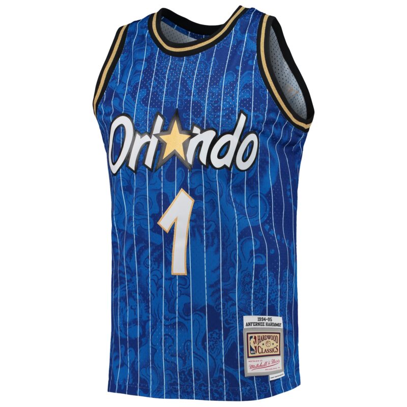 Penny Hardaway Orlando Magic Mitchell & Ness Hardwood Classics 1994/95 Lunar New Year Swingman Jersey - Blue - Image 2