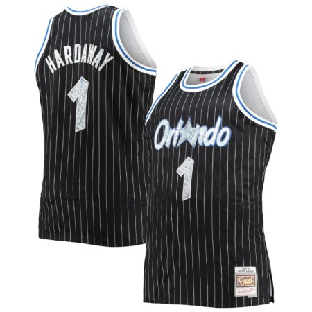 Penny Hardaway Orlando Magic Mitchell & Ness Big & Tall 1994/95 Basketball 75th Anniversary Diamond Swingman Jersey - Black