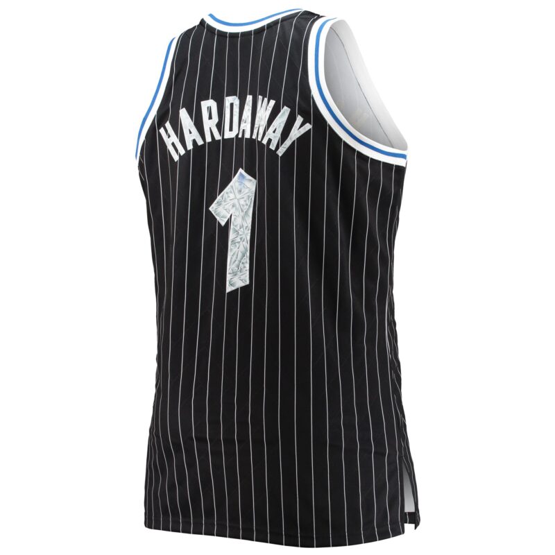 Penny Hardaway Orlando Magic Mitchell & Ness Big & Tall 1994/95 Basketball 75th Anniversary Diamond Swingman Jersey - Black - Image 3
