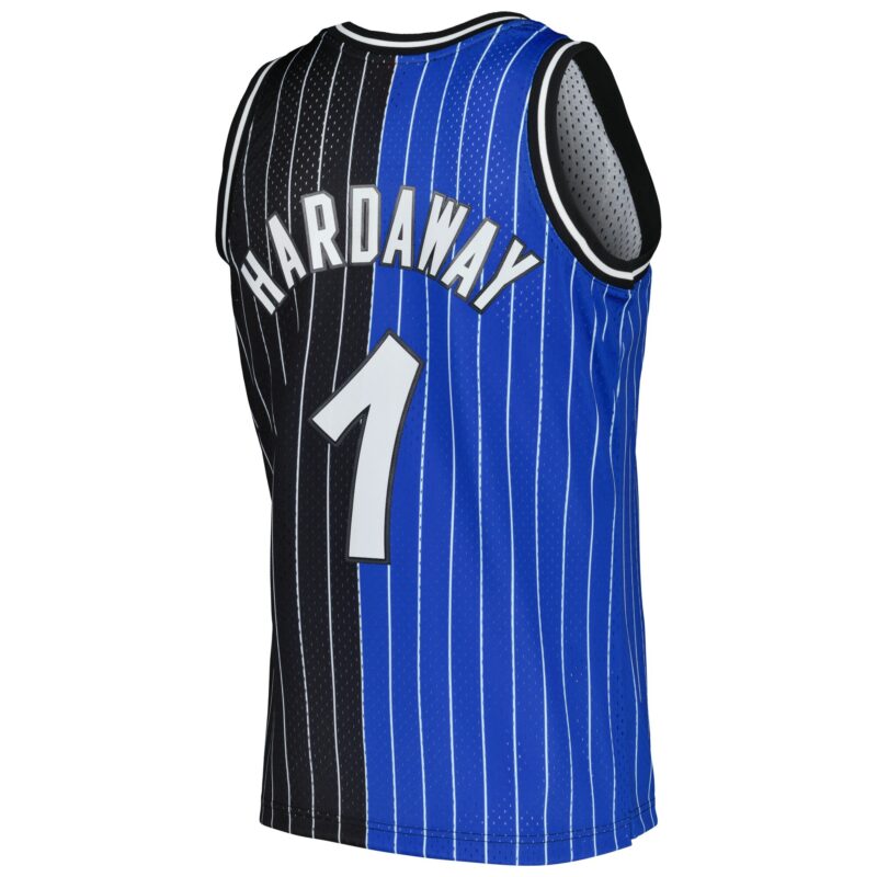 Penny Hardaway Orlando Magic Mitchell & Ness Hardwood Classics 1994/95 Split Swingman Jersey - Blue/Black - Image 3