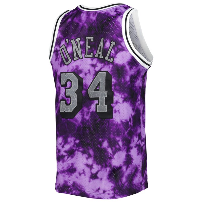 Shaquille O'Neal Los Angeles Lakers Mitchell & Ness 1996/97 Galaxy Swingman Jersey - Purple - Image 3
