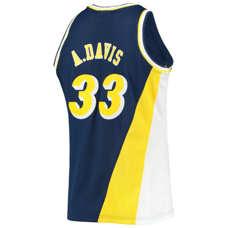 Antonio Davis Indiana Pacers Mitchell & Ness 1996/97 Hardwood Classics Swingman Jersey - Navy - Image 3