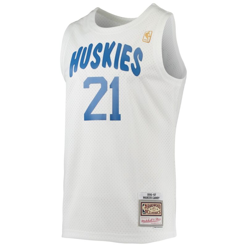 Marcus Camby Toronto Raptors Mitchell & Ness 1996/97 Hardwood Classics Swingman Jersey - White - Image 2
