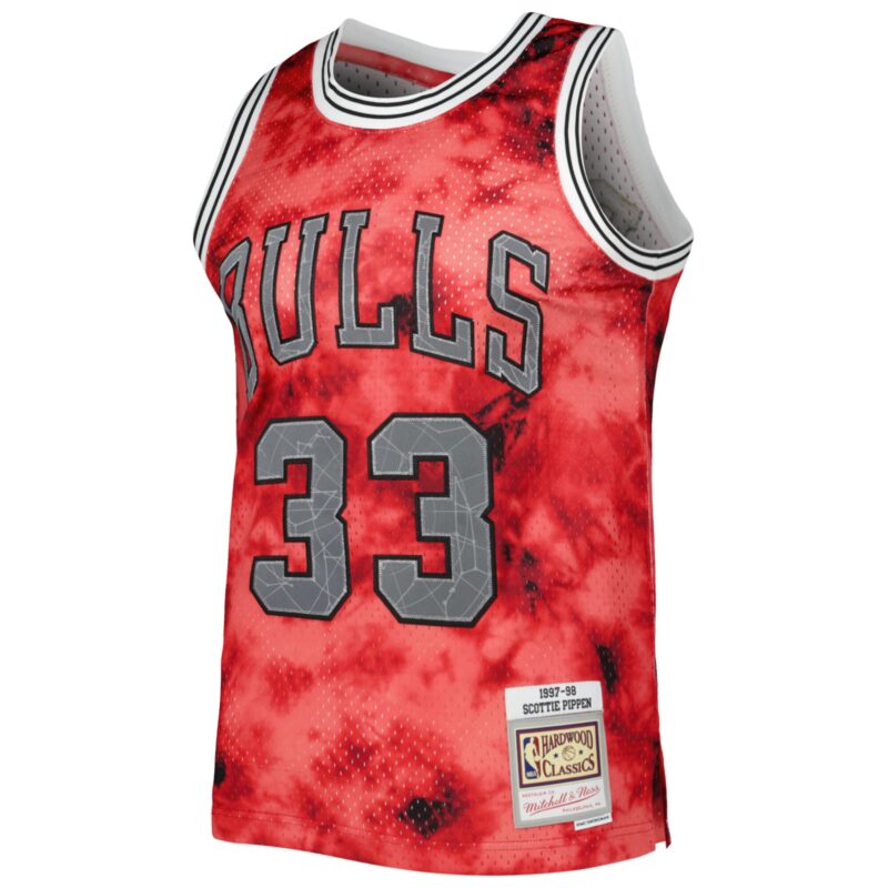 Scottie Pippen Chicago Bulls Mitchell & Ness 1997/98 Galaxy Swingman Jersey - Red - Image 2
