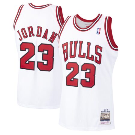 Michael Chicago Bulls Mitchell & Ness 1997/98 Hardwood Classics Jersey - White