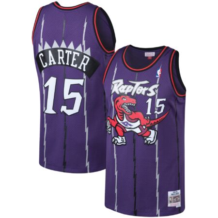 Vince Carter Toronto Raptors Mitchell & Ness 1998/99 Big & Tall Hardwood Classics Swingman Jersey - Purple