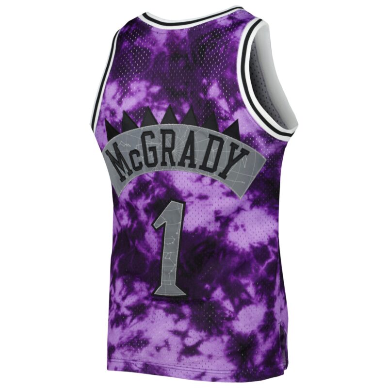 Tracy McGrady Toronto Raptors Mitchell & Ness 1998/99 Galaxy Swingman Jersey - Purple - Image 3