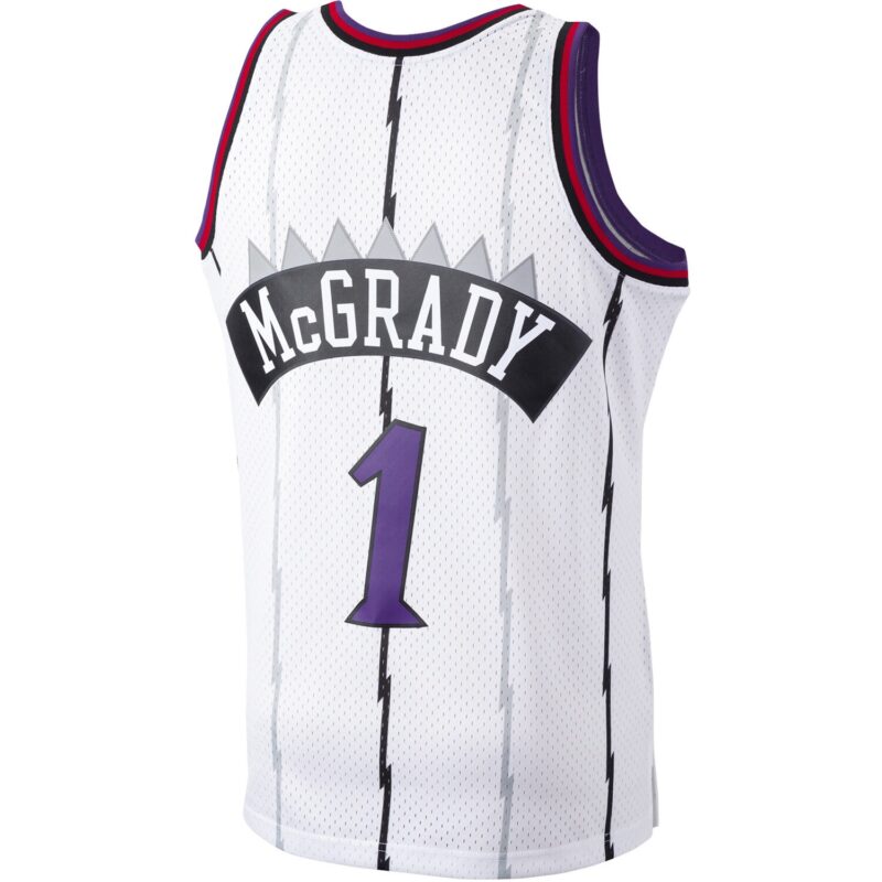 Tracy McGrady Toronto Raptors Mitchell & Ness 1998/99 Hardwood Classics Swingman Jersey - White - Image 3