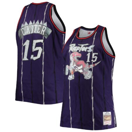 Vince Carter Toronto Raptors Mitchell & Ness Big & Tall 1998/99 Basketball 75th Anniversary Diamond Swingman Jersey - Purple