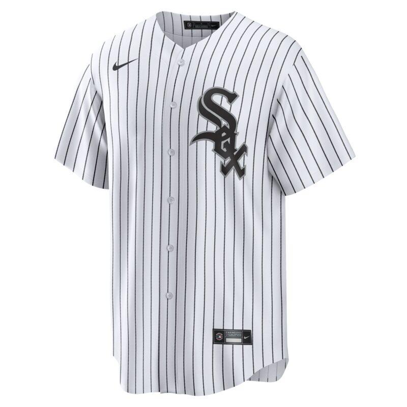 Andrew Benintendi Chicago White Sox Home Official Player Jersey - White/Black - Image 2