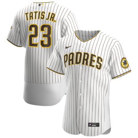 Fernando Tatís Jr. San Diego Padres Home Player Jersey - White/Brown
