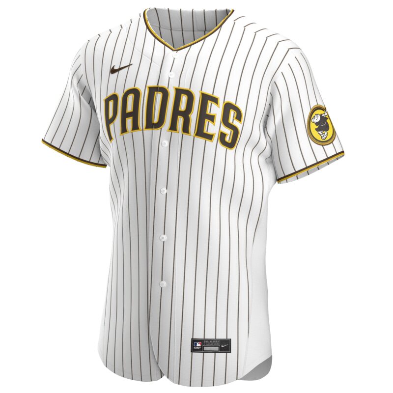 Fernando Tatís Jr. San Diego Padres Home Player Jersey - White/Brown - Image 2