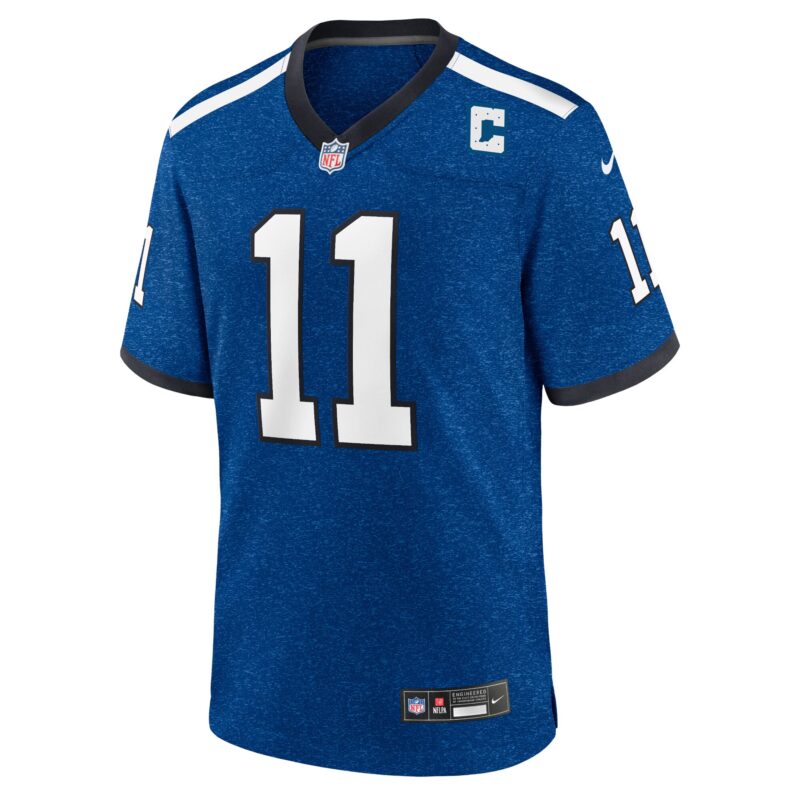 Indiana Nights Michael Pittman Jr. Indianapolis Colts Alternate Game Jersey - Blue - Image 2