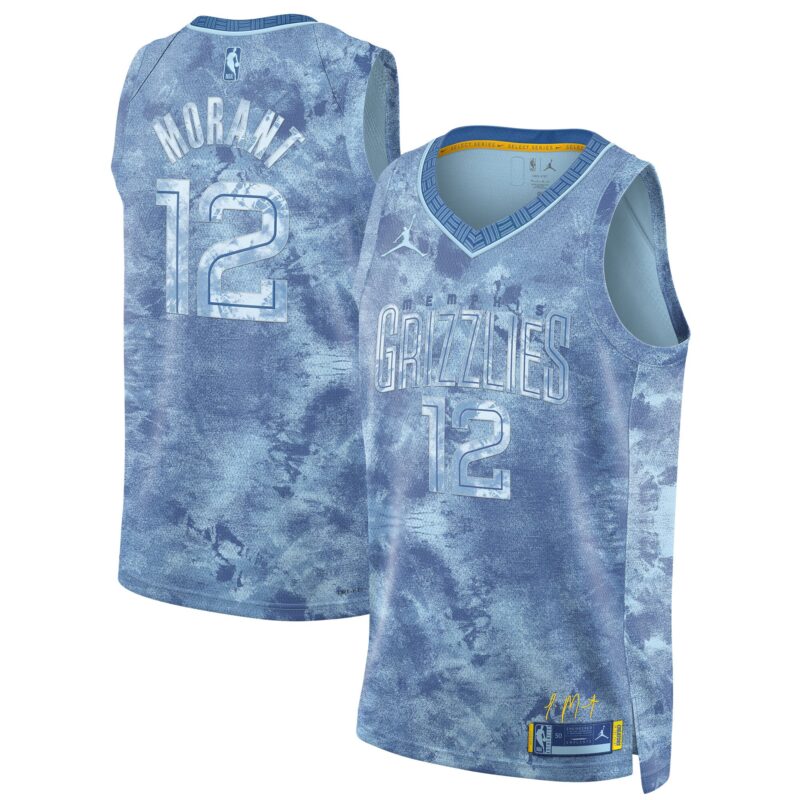 Ja Morant Memphis Grizzlies Brand Select Series Swingman Jersey - Light Blue