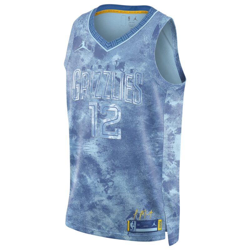 Ja Morant Memphis Grizzlies Brand Select Series Swingman Jersey - Light Blue - Image 2