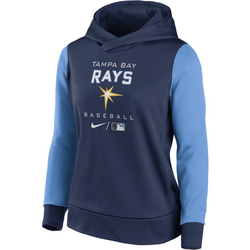 Tampa Bay Rays Women's Collection Pullover Hoodie - Navy/Light Blue - Image 2