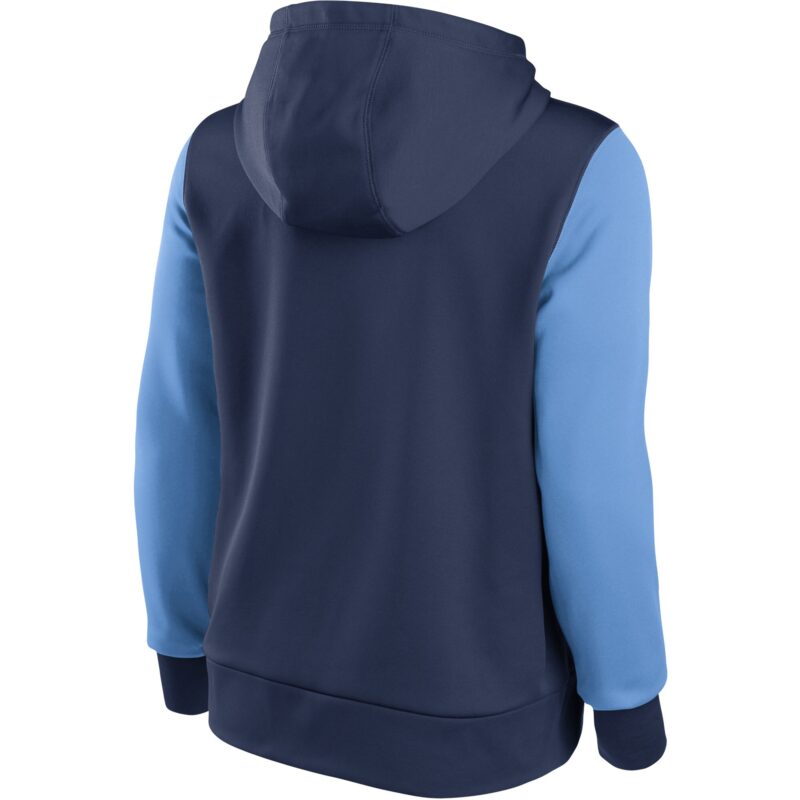 Tampa Bay Rays Women's Collection Pullover Hoodie - Navy/Light Blue - Image 3