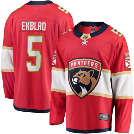 Aaron Ekblad Florida Panthers Home Team Breakaway Player Jersey - Red