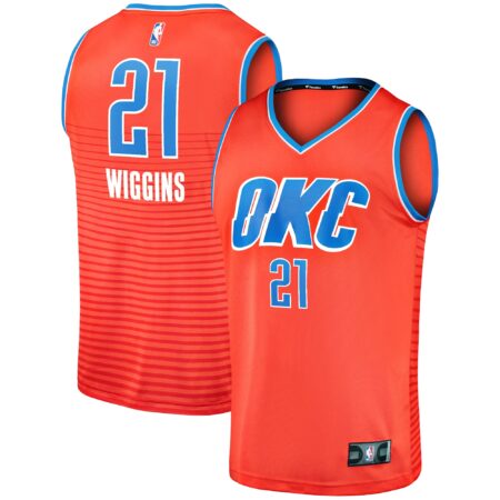 Aaron Wiggins Oklahoma City Thunder Fast Break Player Jersey - Statement Edition - Orange