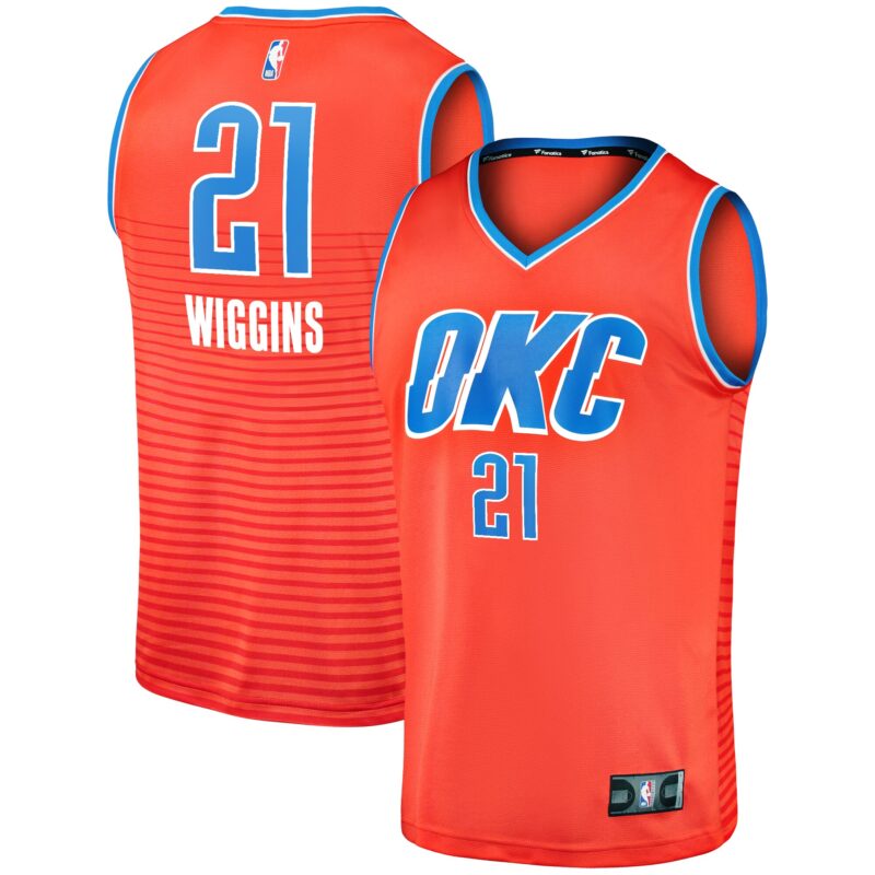 Aaron Wiggins Oklahoma City Thunder Fast Break Player Jersey - Statement Edition - Orange