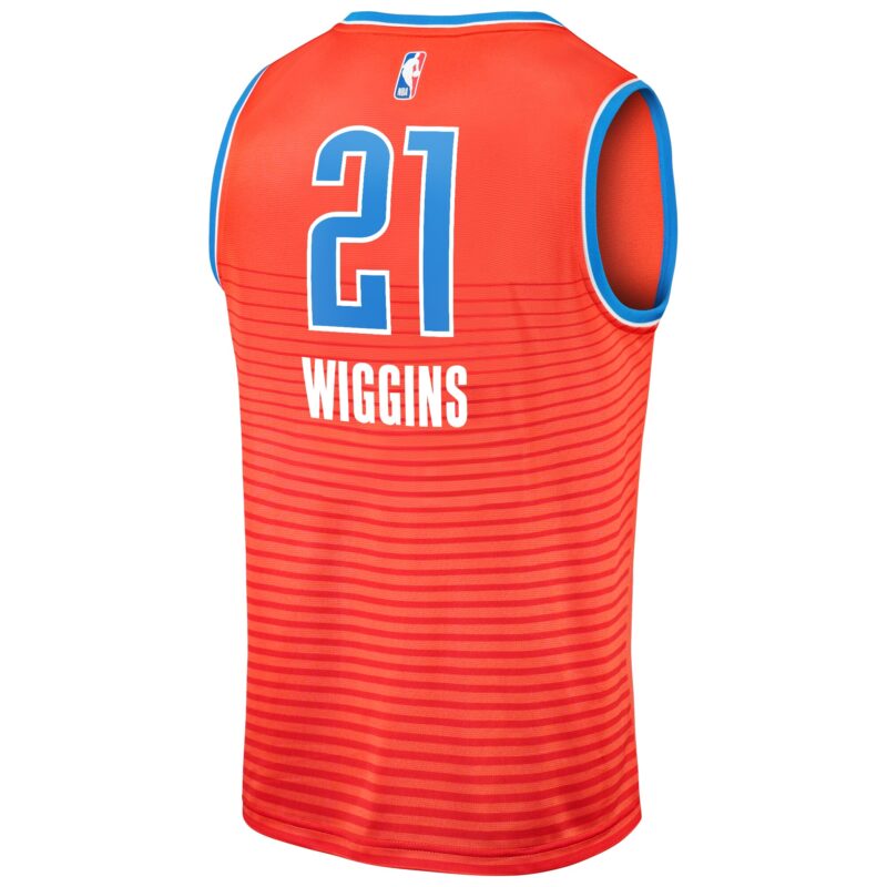 Aaron Wiggins Oklahoma City Thunder Fast Break Player Jersey - Statement Edition - Orange - Image 3