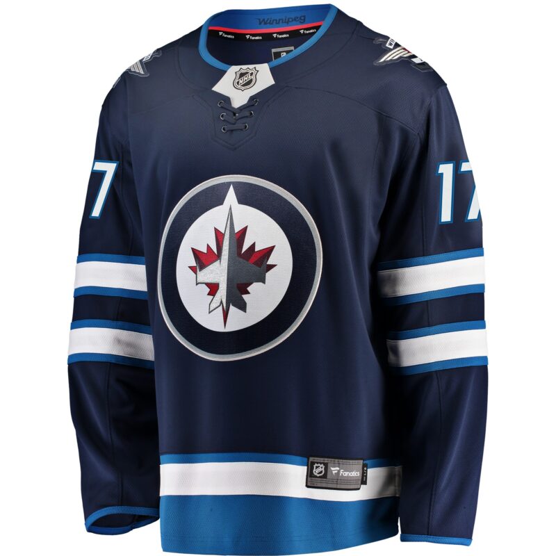 Adam Lowry Winnipeg Jets Breakaway Jersey - Navy - Image 2