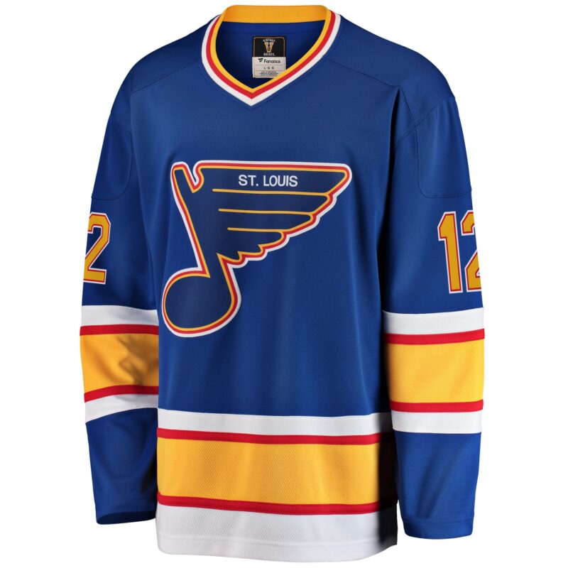 Adam Oates St. Louis Blues Premier Breakaway Retired Player Jersey - Blue - Image 2