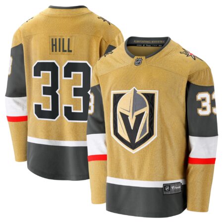 Adin Hill Vegas Golden Knights Home Breakaway Jersey - Gold