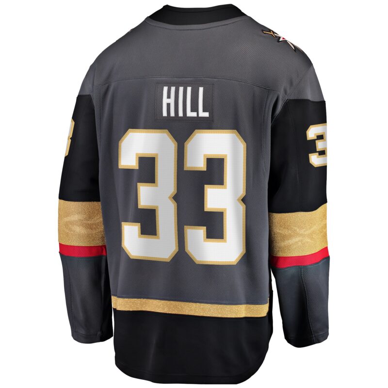 Adin Hill Vegas Golden Knights Alternate Breakaway Jersey - Gray - Image 3
