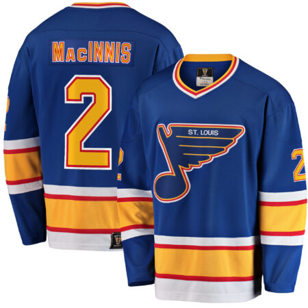 Al Macinnis St. Louis Blues Premier Breakaway Retired Player Jersey - Blue