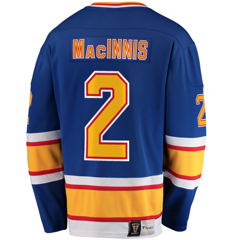 Al Macinnis St. Louis Blues Premier Breakaway Retired Player Jersey - Blue - Image 3