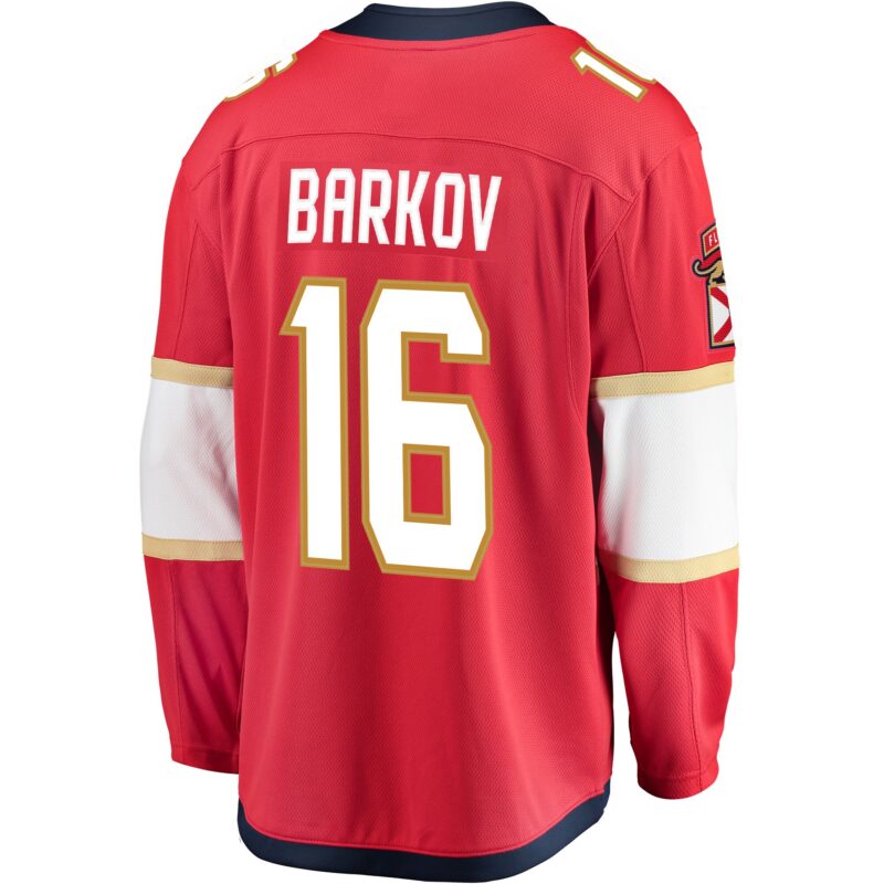 Aleksander Barkov Florida Panthers Breakaway Jersey - Red - Image 3