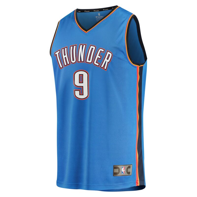 Alex Caruso Oklahoma City Thunder Fast Break Player Jersey - Icon Edition - Blue - Image 2