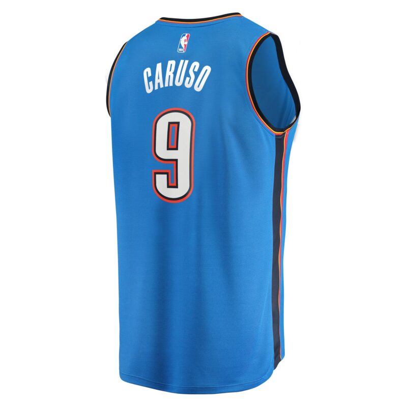 Alex Caruso Oklahoma City Thunder Fast Break Player Jersey - Icon Edition - Blue - Image 3