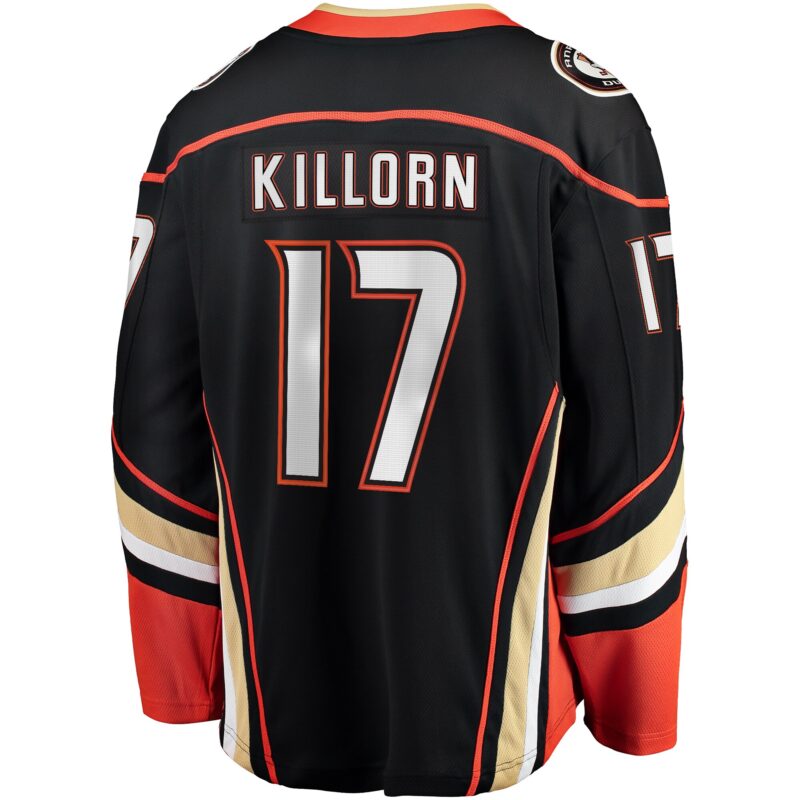 Alex Killorn Anaheim Ducks Home Breakaway Jersey - Black - Image 3
